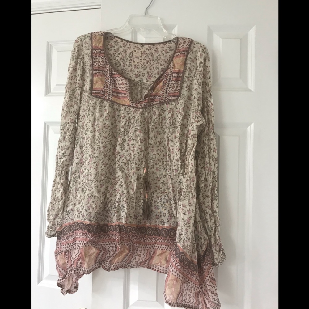 Free People Boho Top, Size S